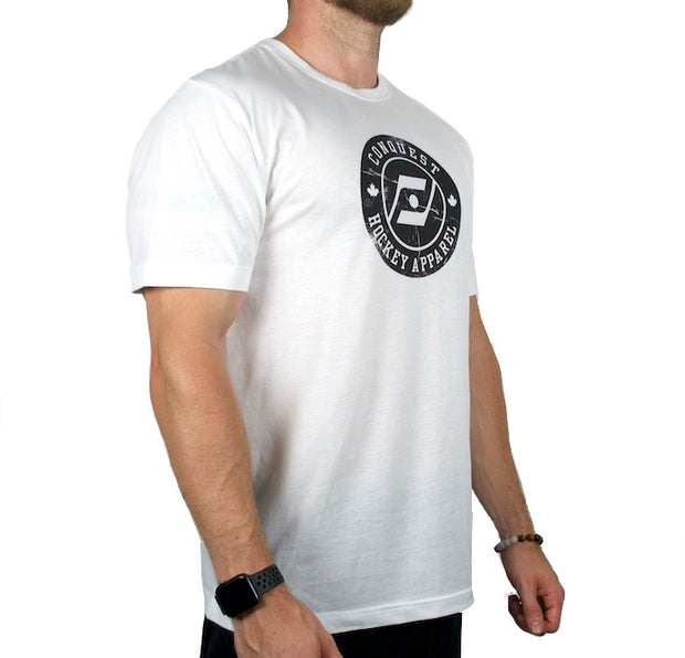 The Veteran (White) side t-shirt