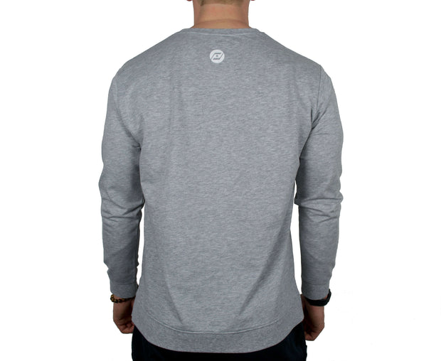 Challenger Sweater (grey) back side