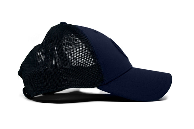 Virtuoso 2.0 (Navy Blue) Mesh Hockey Hat side
